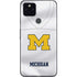 University of Michigan White Jersey Google Pixel 5a Skin